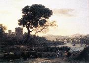Claude Lorrain Landscape with Shepherds   The Pont Molle fgh Germany oil painting artist